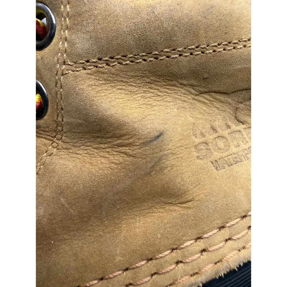 Sorel Cheyanne II Snow Boots Kids Size 1 Brown Good Waterproof Leather Duck Boot